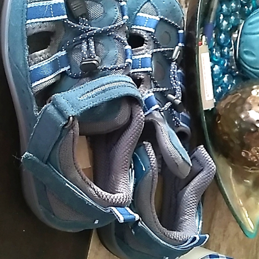 Navy Blue Ortho feet women's shoes